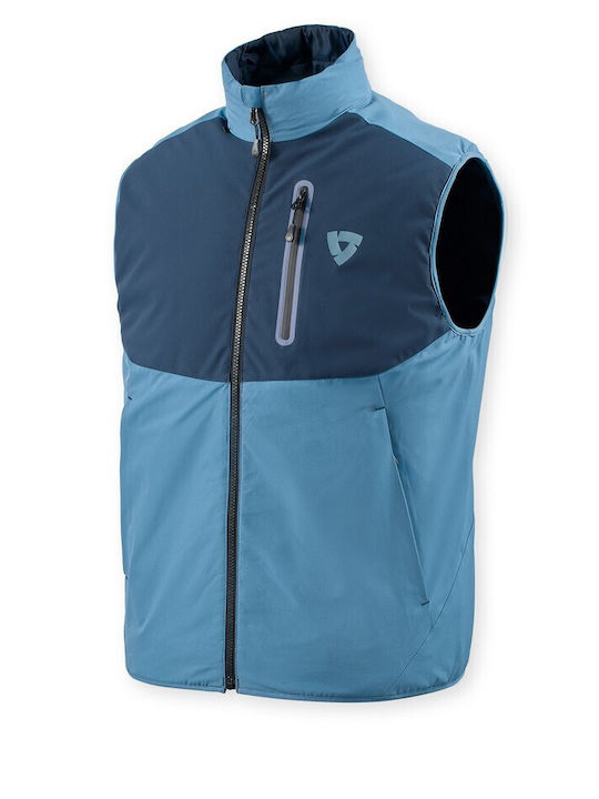 Rev'IT Finley Sommer Herren Motorradweste Softshell Blau