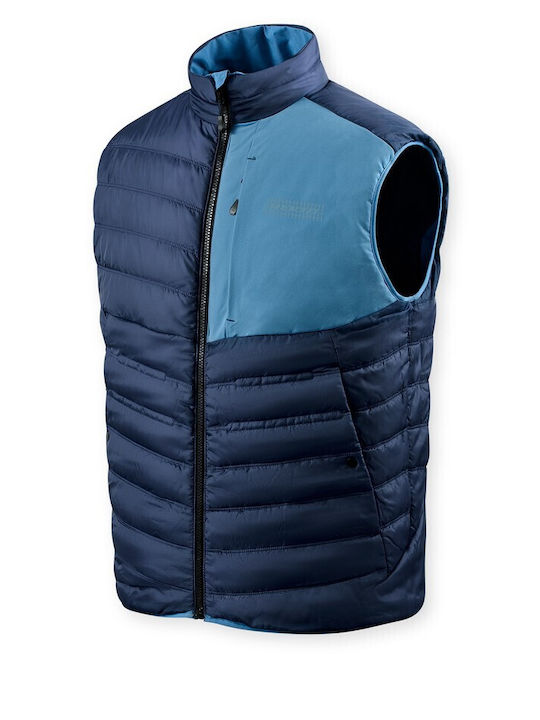 Rev'IT Finley Sommer Herren Motorradweste Softshell Blau