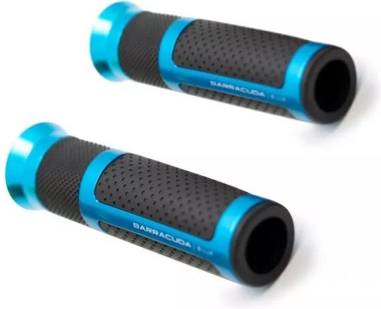 Barracuda Motorcycle Handlebars B-Lux Aluminum in Blue color
