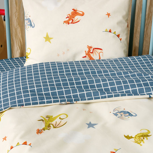 Kentia Poldo Πάπλωμα Κούνιας Λευκό 100x140cm
