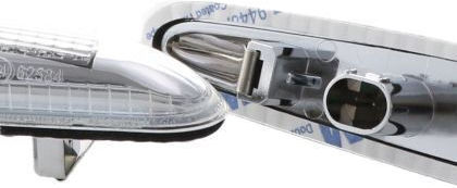 Led Φλας Φτερού Bmw E46 2001-2005 E60 E90 Χρωμίου Τρεχούμενο Φλας Σετ 2τμχ