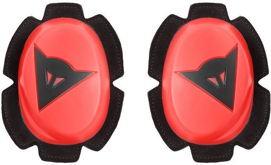 Dainese Pista Knee Slider Ξύστρες Στολής Αναβάτη Μοτοσυκλέτας Κόκκινο Χρώμα