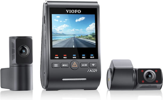Viofo Set Cameră DVR Auto 4K Bluetooth Wi-Fi GPS și Cameră Marșarier