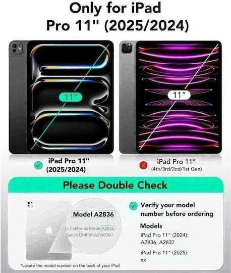 ESR 2 Pack Gehärtetes Glas (iPad Pro 2024 11")