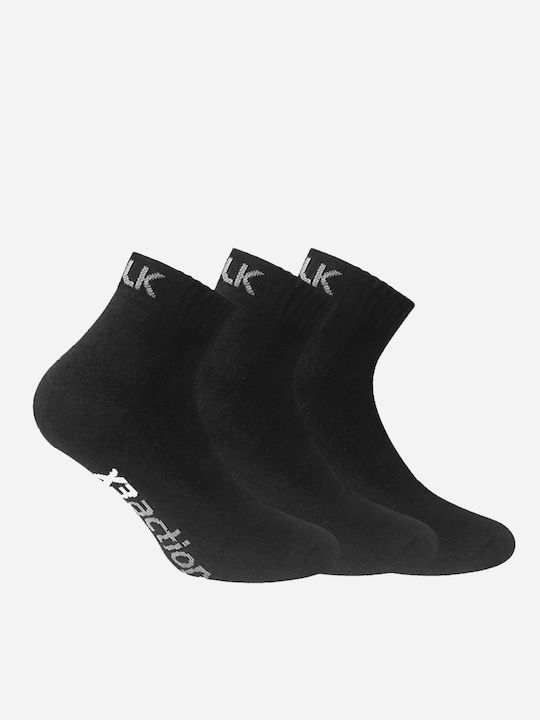 Walk Ανδρικές Κάλτσες Μαύρες 3Pack Walk Ανδρικές Κάλτσες Μαύρες 3Pack