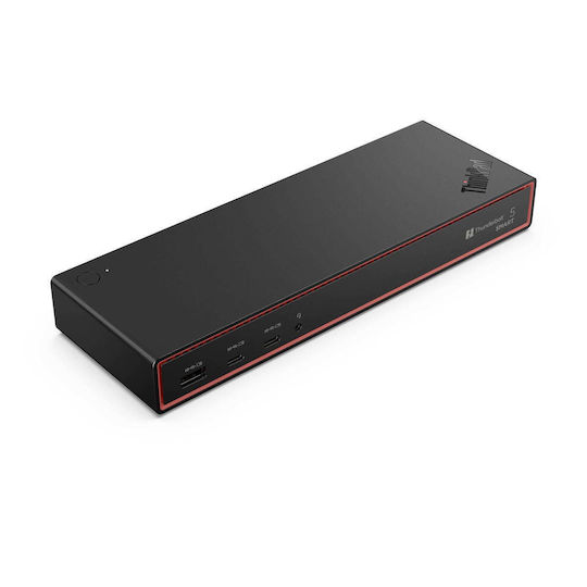 Lenovo ThinkPad Thunderbolt 5 Smart Dock 7500 Dock Docking Station με HDMI/DisplayPort 4K PD Ethernet και σύνδεση 4 Οθονών Μαύρο