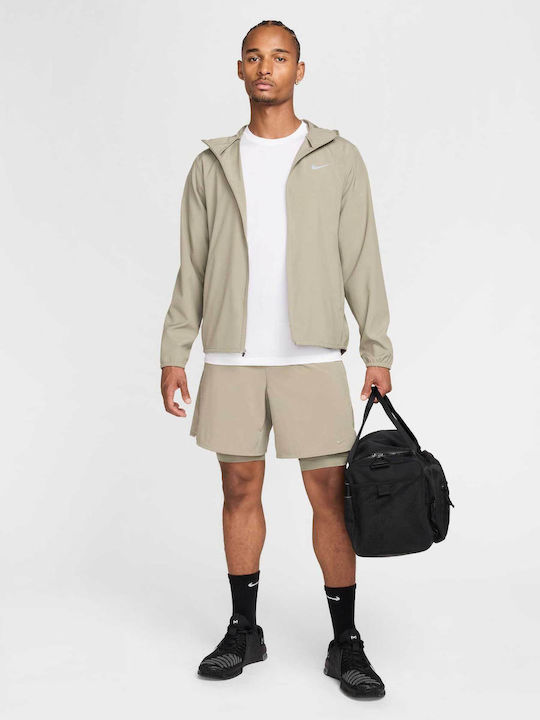 Men's Cardigan with Hood Green