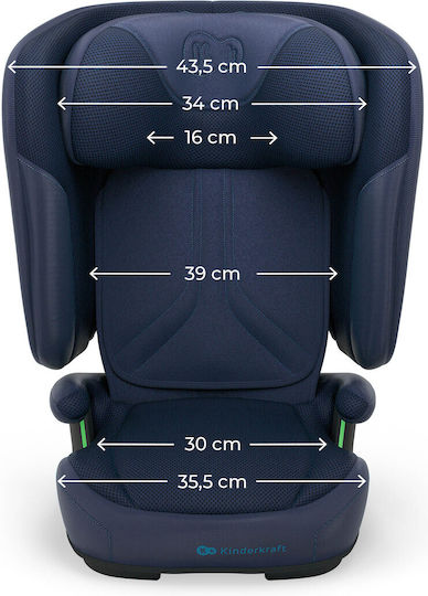 Kinderkraft Unity 2 Baby Car Seat High-back Booster i-Size with Isofix Navy