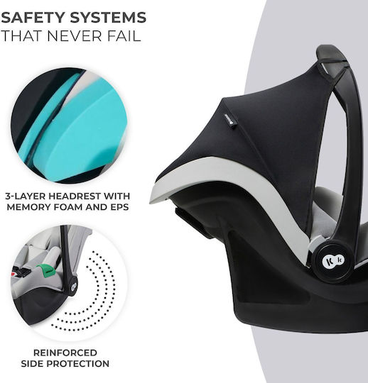 Kinderkraft Mink Pro Καθισματάκι Αυτοκινήτου i-Size με Isofix Grey