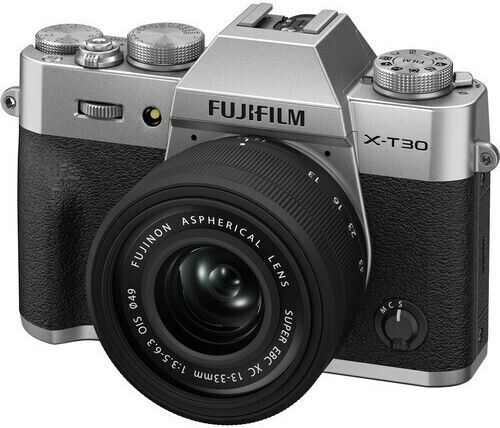 Fujifilm X-T30 III Mirrorless Cameră Kit (XC 13-33mm F3.5-6.3 OIS) Argintie