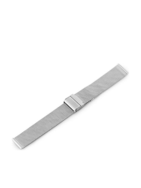 Μεταλλικό Μπρασελέ Ασημί 22mm