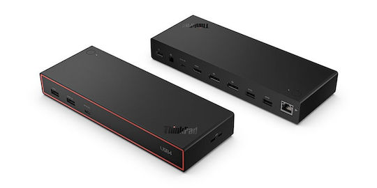 Lenovo ThinkPad USB4 Dock 5000 Dock Docking Station with HDMI/DisplayPort 4K PD Ethernet and Support for 4 Monitors Black