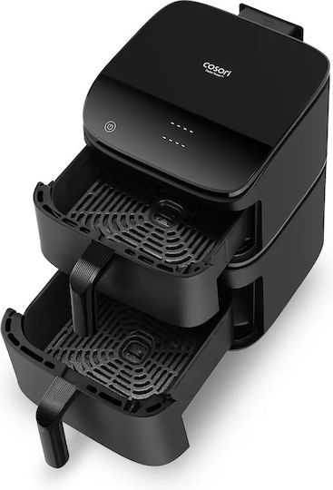 Cosori Air Fryer with Double Detachable Bucket 10.8lt Black CAF-DC121-AEUR