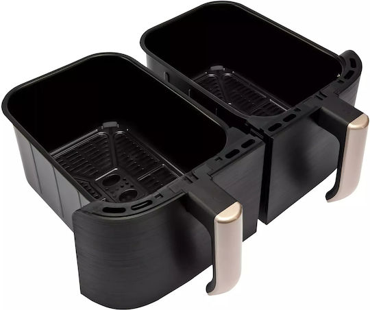 Russell Hobbs Satisfry Friteuză cu aer cu Coș Detașabil Dublu 9lt Negru