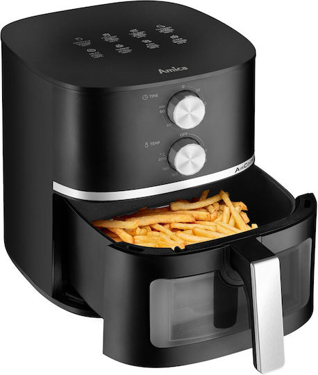 Amica Air Fryer 5.5lt Μαύρο 2090716