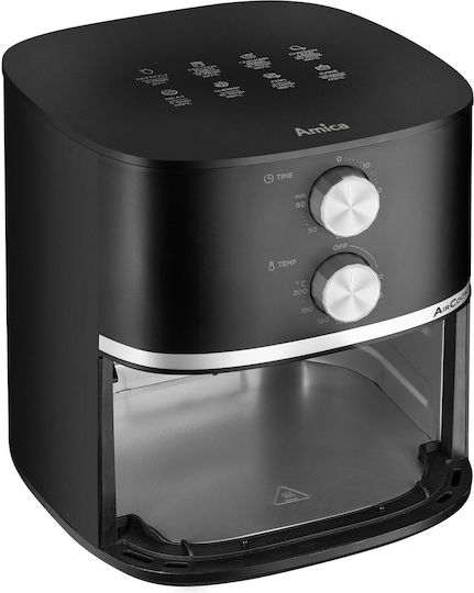 Amica Air Fryer 5.5lt Μαύρο 2090716