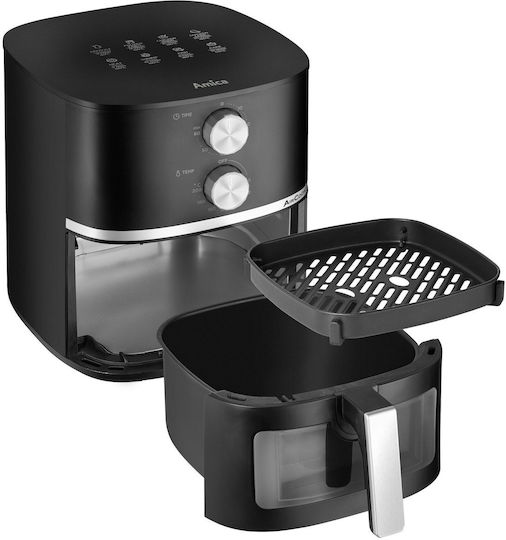 Amica Air Fryer 5.5lt Μαύρο 2090716