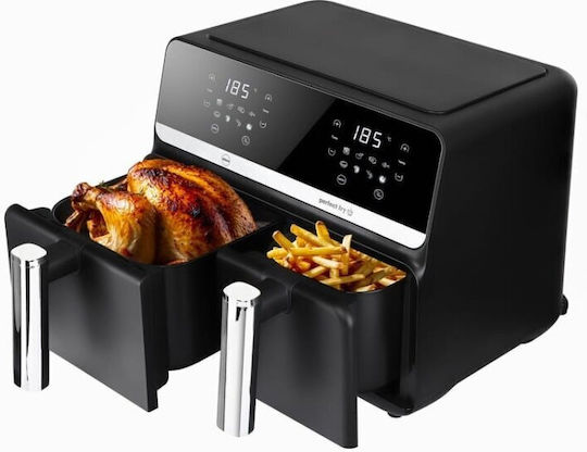 Eldom Air Fryer with Double Detachable Bucket 9lt Black FR200