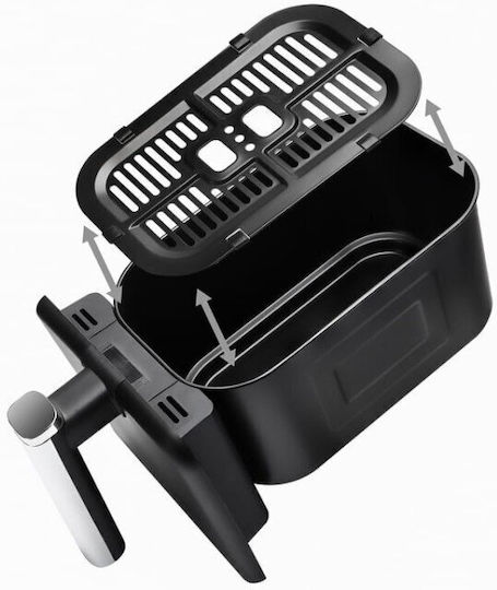 Eldom Air Fryer with Double Detachable Bucket 9lt Black FR200