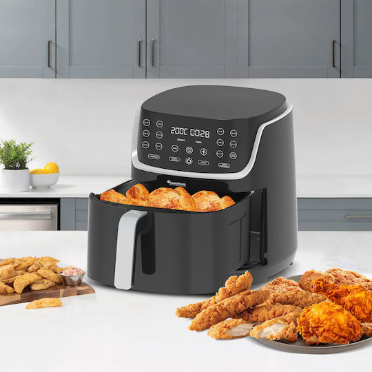Turbotronic Air Fryer 8lt Μαύρο TT-AF13D