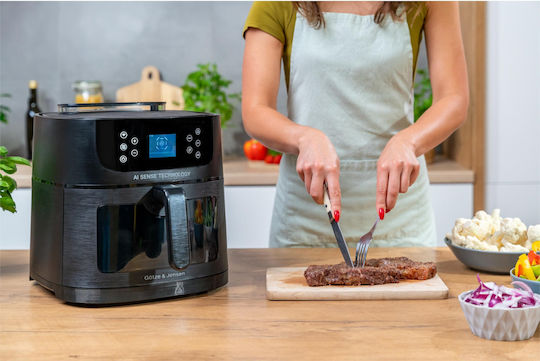 Gotze & Jensen Air Fryer with Wi-Fi 8lt Black