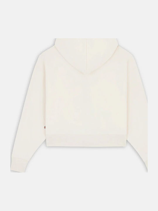 Oakport Damen Sweatshirtjacke Kapuzen Ecru