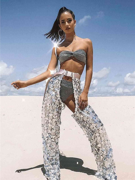 Set Bikini Silber