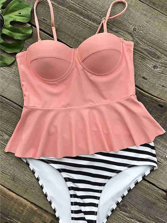 Bikini Slip Black and White