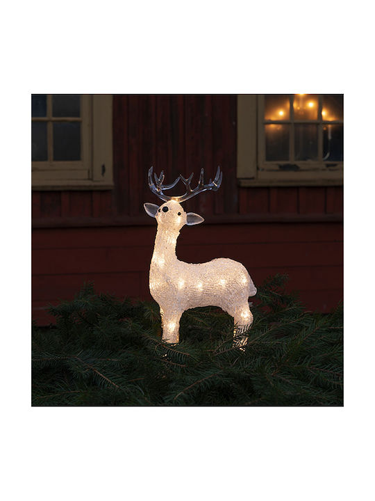 Figurină De Crăciun Iluminată Ren 24 Leduri 31.5cm 6224-103