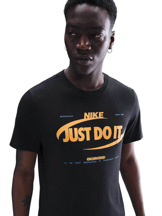 T-shirt Μαύρο