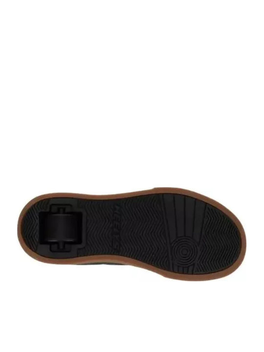 Παιδικά Sneakers με Ροδάκια Μαύρα