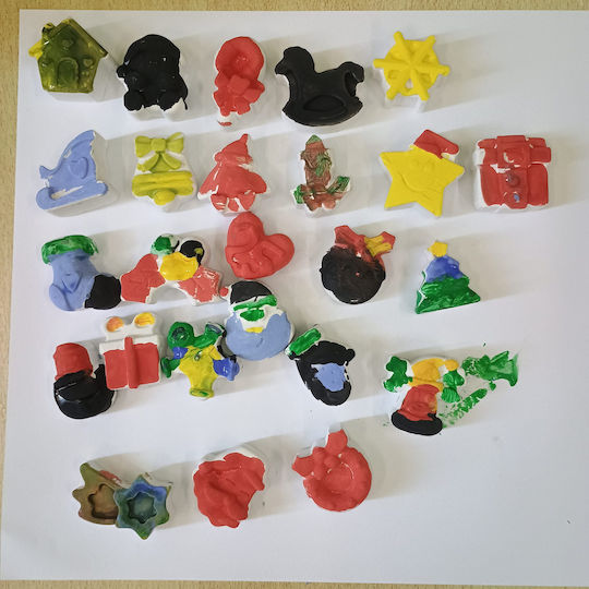 Little Sunshine Advent Calendar DIY Painting Set