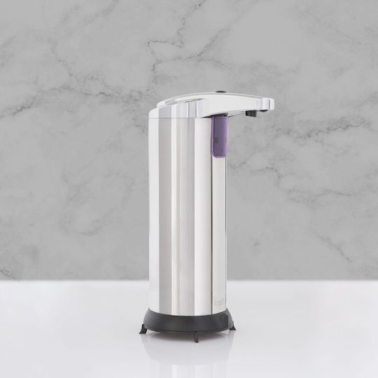 Alista Home Kunststoffspender mit automatischem Dispenser Silber 220ml