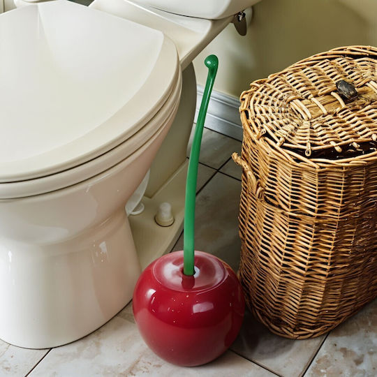 Alista Home Kunststoff Badezimmer Toilettenbürste Rot