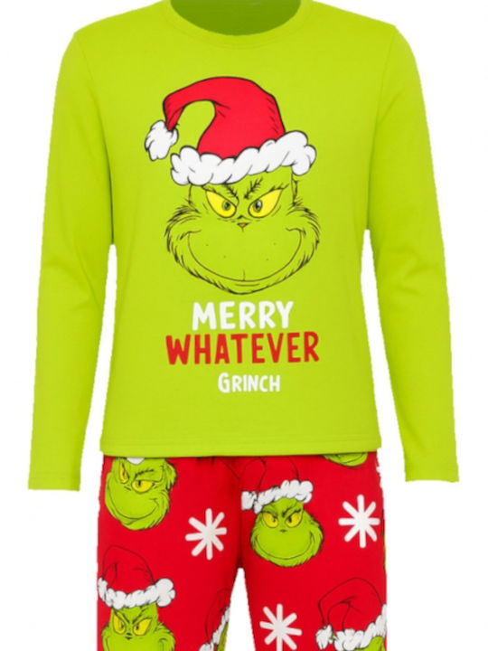 Disney Παιδική Πιτζάμα Πράσινη Grinch Disney Παιδική Πιτζάμα Πράσινη Grinch