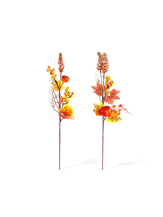 Herbst Dekorative Zweigstelle Blätter Beeren – 62 Cm – 2 Modelle