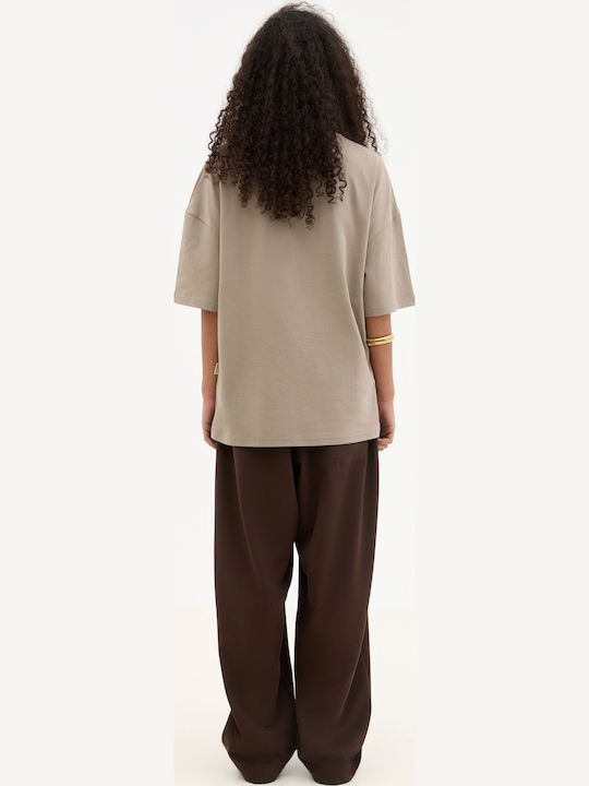 Men's Short Sleeve Gray T-Shirt Petra