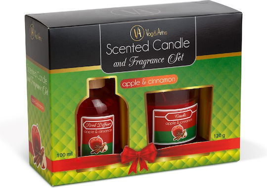 Alista Home Set Difuzor cu Aromă Scorțișoară 58800A 120gr 100ml