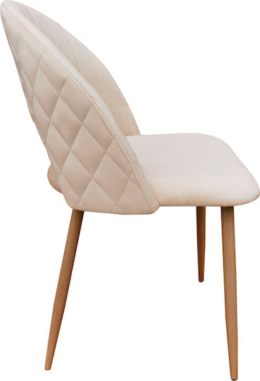 Lovingo Столички Трапезария плюшени Бежов 2бр 50x47x85.5бр