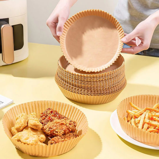 Alista Home Hârtie De Copt Antiaderentă Pentru Air Fryer 23x23cm 50 Bucăți
