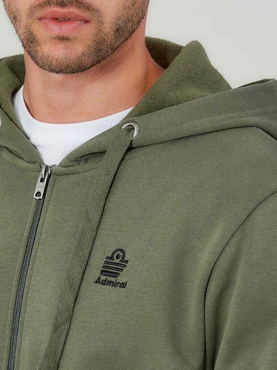 Cardigan With Khaki Hood