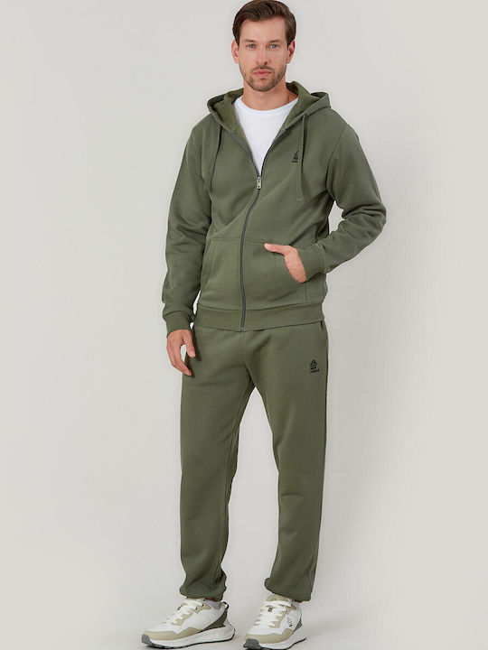 Cardigan With Khaki Hood