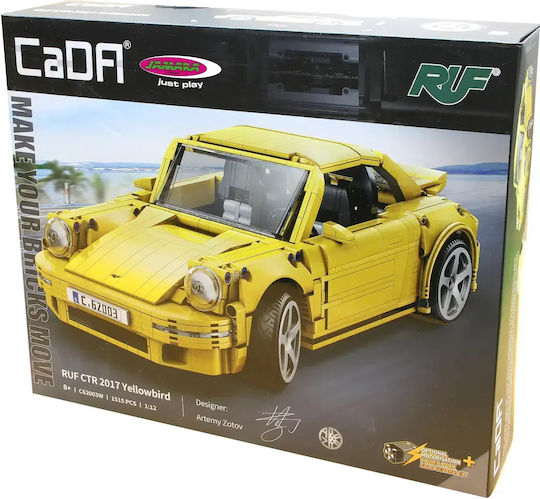 Jamara Τουβλάκια CaDA Ruf CTR 2017 Yellowbird για 8+ Ετών 1515τμχ