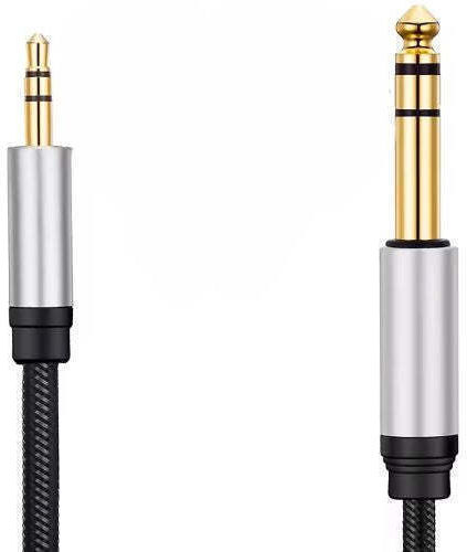 3.5mm Male To 3.5mm Male Black 1m Audio Cable With Gold Plated Terminals Stereo