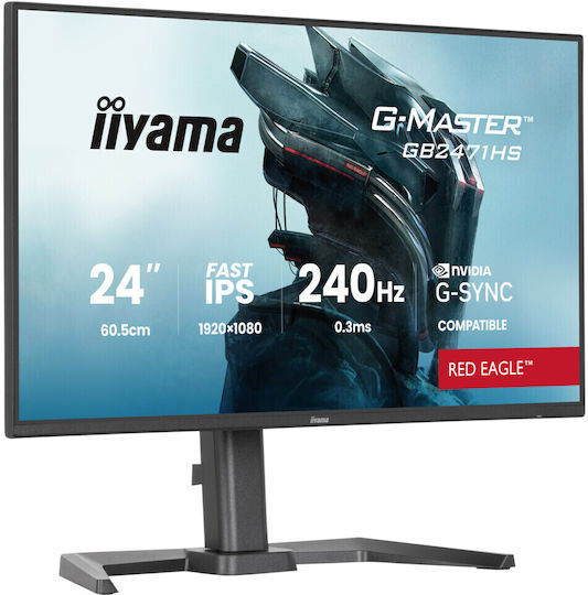 Iiyama G-Master Red Eagle IPS HDR Monitor 23.8" FHD 1920x1080 240Hz