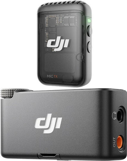 DJI (1 TX + 1 RX) Microphone Πέτου, Χειρός, Ζώνης for Vocals