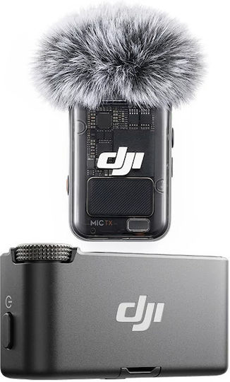 DJI (1 TX + 1 RX) Microphone Πέτου, Χειρός, Ζώνης for Vocals