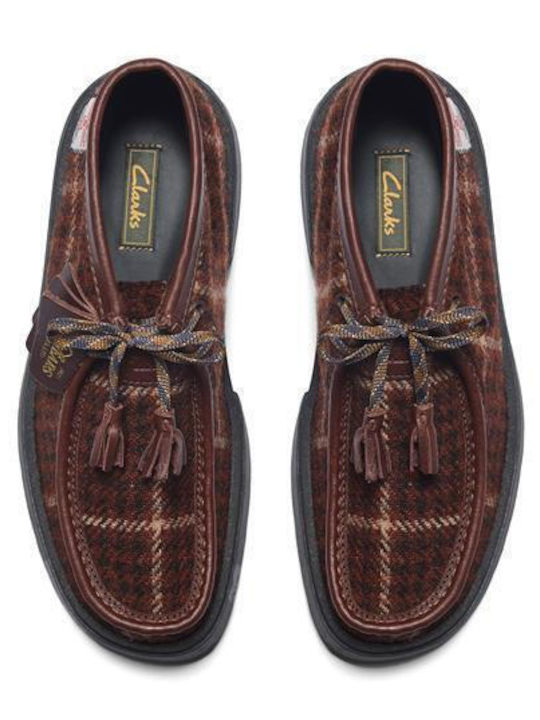 Torview Leder Herren Freizeitschuhe Burgundisch