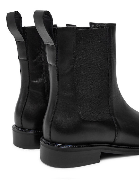 Damen Chelsea Stiefeletten Schwarz