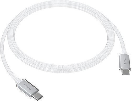 Devia USB 2.0 Cable USB-C male - USB-C 60W PD Λευκό 1.5m NO-DVCB-105737